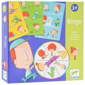 Настольная игра - Бинго Времена года (Djeco, 08114k)